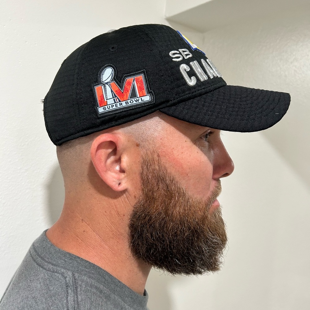 NFL Los Angeles Rams Super Bowl LVI Champions‎ Snapback Hat Cap Black NEW ERA